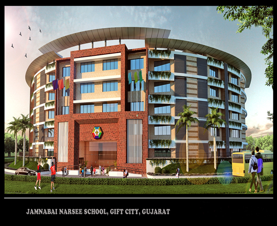 Jamnabai Narsee School, Gift City Gandhinagar, Gujarat